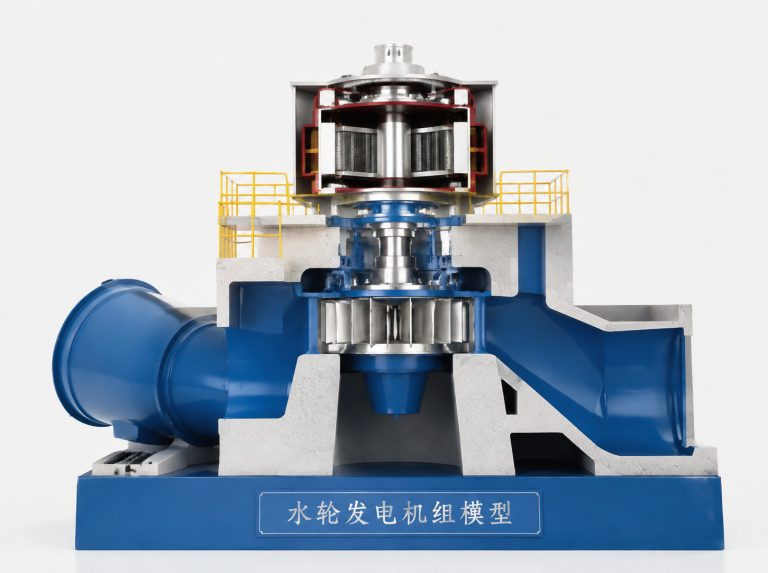 芜湖水轮发电机组剖视模型